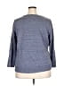 Avenue Floral Blue Pullover Sweater Size 18 - 20 Plus - photo 2