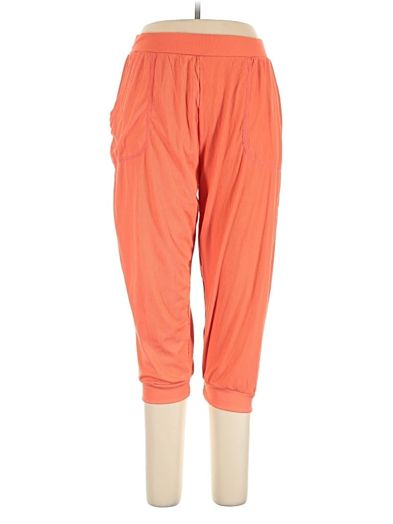 Pre-owned Real Essentials Casual Pants In Orange
