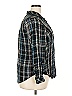 Torrid 100% Rayon Plaid Black Long Sleeve Button-Down Shirt Size 2X Plus (2) - photo 4