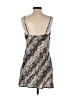 Dance & Marvel 100% Polyester Print Gray Casual Dress Size S - photo 2