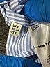 Whistles Blue 3/4 Sleeve Blouse Size 4 - photo 8
