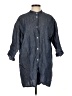 Communitie 100% Linen Blue 3/4 Sleeve Button-Down Shirt Size 0 - photo 1