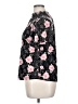 Adrienne Vittadini Floral Black Short Sleeve Blouse Size XL - photo 5