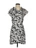 BCBGeneration 100% Polyester Graphic Gray Casual Dress Size S - photo 1