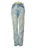 7 For All Mankind Tie-dye Blue Jeans Size 26 waist - photo 1