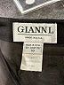 Gianni Solid Black Formal Skirt Size 10 - photo 4