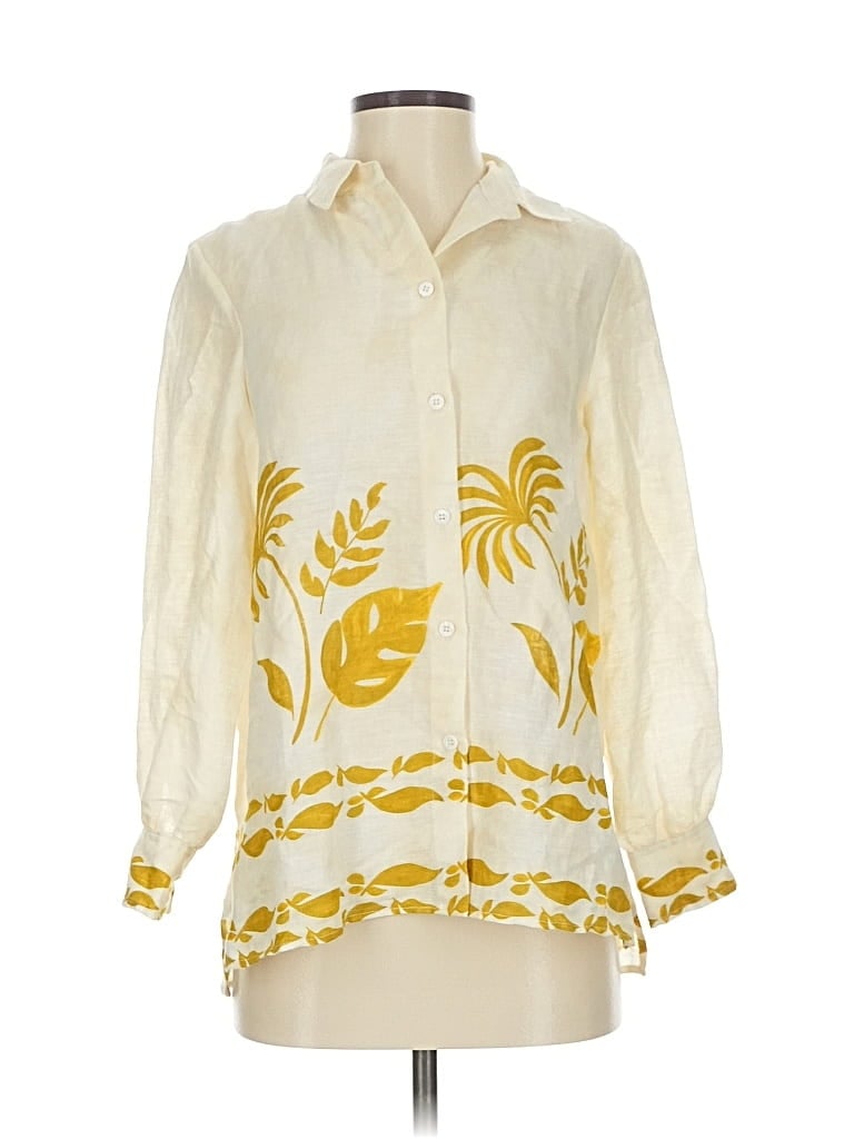 Zara Long Sleeve Blouse In White