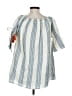 Tularosa 100% Cotton Blue 3/4 Sleeve Top Size S - photo 2