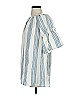 Tularosa 100% Cotton Blue 3/4 Sleeve Top Size S - photo 5