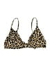 Code B Animal Print Leopard Print Brown Swimsuit Top Size 12 (4) - photo 1