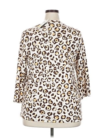 Karen Scott 3/4 Sleeve Blouse (view 2)