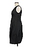 Donna Ricco Solid Black Cocktail Dress Size 6 - photo 5