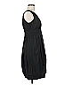 Donna Ricco Solid Black Cocktail Dress Size 6 - photo 4