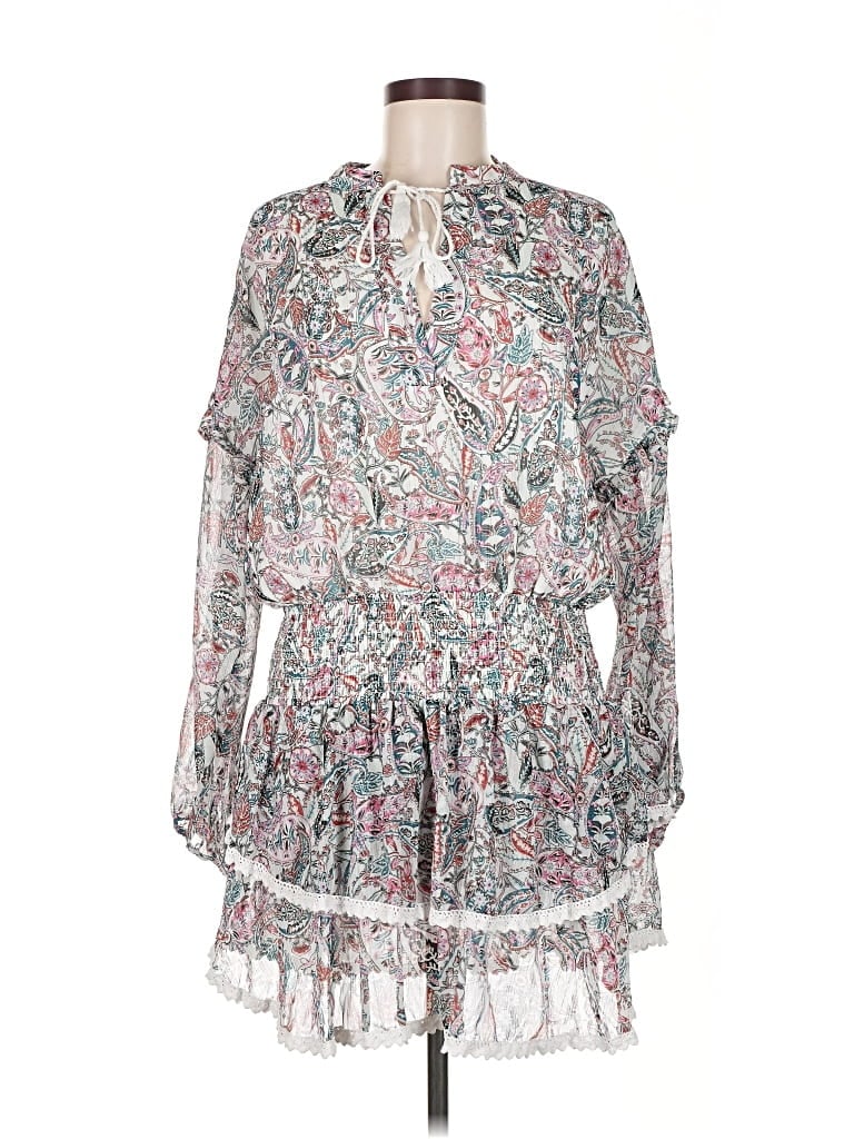 Pre-owned Aqua Casual Dress In Gray