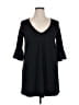 ASOS Solid Black Casual Dress Size 14 - photo 1
