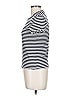 Splendid Stripes Ivory Short Sleeve Turtleneck Size L - photo 5