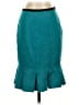 Nanette Lepore Solid Teal Formal Skirt Size 2 - photo 1