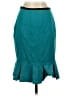 Nanette Lepore Solid Teal Formal Skirt Size 2 - photo 2