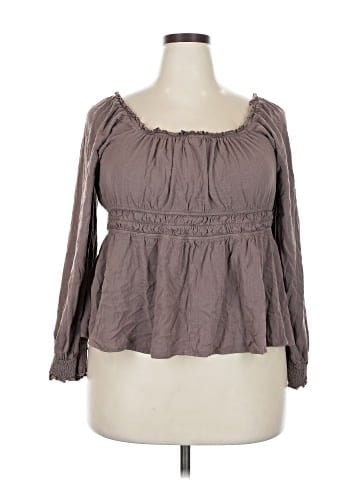 Torrid Long Sleeve Blouse (view 1)