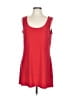 Tango Mango Solid Red Casual Dress Size L - photo 1