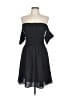 Audrey 3+1 100% Polyester Solid Black Cocktail Dress Size L - photo 1