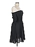 Audrey 3+1 100% Polyester Solid Black Cocktail Dress Size L - photo 4