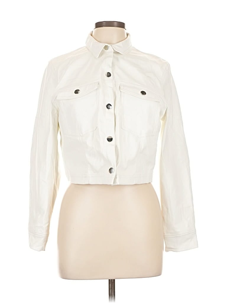 Pre-owned Bershka Jacket In White