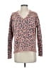 Ann Taylor Animal Print Pink Pullover Sweater Size S - photo 1
