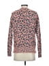 Ann Taylor Animal Print Pink Pullover Sweater Size S - photo 2