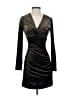 Zara Metallic Black Cocktail Dress Size S - photo 1