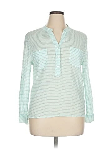 Carve Designs Long Sleeve Blouse (view 1)