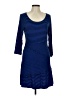Assorted Brands Stripes Blue Casual Dress Size M - photo 1