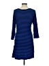 Assorted Brands Stripes Blue Casual Dress Size M - photo 2