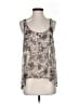 Patterson J. Kincaid 100% Polyester Gray Sleeveless Blouse Size S - photo 1