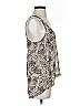 Patterson J. Kincaid 100% Polyester Gray Sleeveless Blouse Size S - photo 4