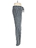 Echo 100% Polyester Chevron-herringbone Gray Casual Pants Size M - photo 4