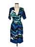 BCBGMAXAZRIA Print Blue Cocktail Dress Size XS - photo 1