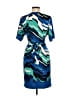 BCBGMAXAZRIA Print Blue Cocktail Dress Size XS - photo 2