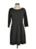 Soma Solid Gray Casual Dress Size S - photo 1
