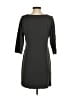Soma Solid Gray Casual Dress Size S - photo 2