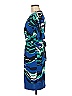 BCBGMAXAZRIA Print Blue Cocktail Dress Size XS - photo 5
