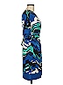 BCBGMAXAZRIA Print Blue Cocktail Dress Size XS - photo 4