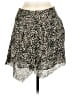 IRO 100% Silk Animal Print Black Silk Skirt Size 8 - photo 1