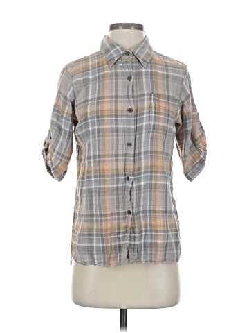 Alice + Olivia Short Sleeve Button-Down Shirt (view 1)