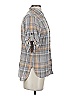 Alice + Olivia Plaid Gray Short Sleeve Button-Down Shirt Size 00 (estimated) - photo 4