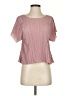 Madewell 100% Polyester Pink Short Sleeve Blouse Size XXS - photo 1