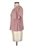 Madewell 100% Polyester Pink Short Sleeve Blouse Size XXS - photo 5