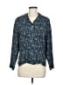 Assorted Brands Blue 3/4 Sleeve Blouse Size M (estimated) - photo 1