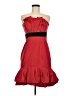 Karen Millen 100% Polyester Red Cocktail Dress Size 8 - photo 1