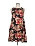 Nine Britton Floral Black Casual Dress Size M - photo 1